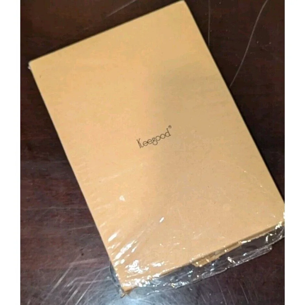 Keeegood Blank Sketch Journal Notebook With Pen Loop -‎ Wood 8.5 x 5.8 NEW